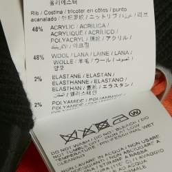 Pre Owned Off-White Black Arrow Print Nylon Scaffolding Bomber Vest S