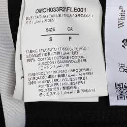 Pre Owned Off-White Black Jersey Track Pants S