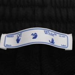 Pre Owned Off-White Black Jersey Track Pants S