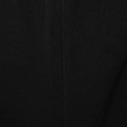 Pre Owned Off-White Black Cotton Logo Short S