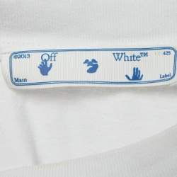 Pre Owned Off-White White Caravaggio Painting Printed Cotton Knit T-Shirt XXL