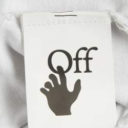 Pre Owned Off-White White Caravaggio Painting Printed Cotton Knit T-Shirt XXL