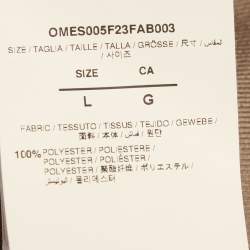 Pre Owned مجموعة أوف وايت كاكي أخضر جبردين مقاس كبير - لارج