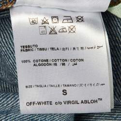 Pre Owned Off-White Blue Denim Over Shirt S