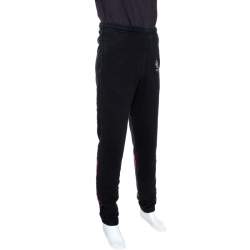 Off-White Black Impressionism Print Cotton Jogger Pants M