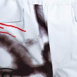 Off White White Gore-Tex Spray Paint Logo Detail Track Pants M