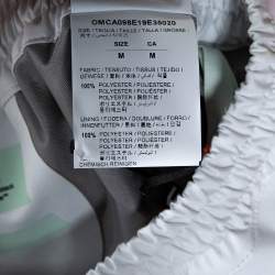Off White White Gore-Tex Spray Paint Logo Detail Track Pants M