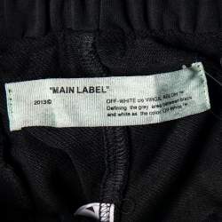 Off-White Black Printed Jersey Caravaggio Lounge Joggers M 