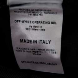 Pre Owned Off-White Charcoal Grey Denim Low Crotch Jeans M