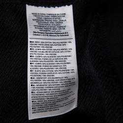 Nike x Off-White Black Printed Cotton Knit Hooded Sweatshirt M