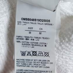 Pre Owned Off-White White Cotton Bart Simpson Teenager Hoodie M