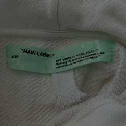 Pre Owned Off-White White Cotton Bart Simpson Teenager Hoodie M