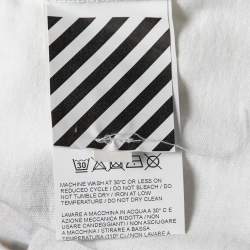 مملوكة مسبقًا Off-White 2/5 Dondi Print White Cotton T-Shirt M