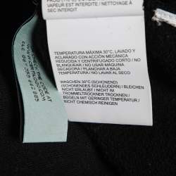 مملوكة مسبقًا Off-White Black Logo Printed Cotton Hoodie S