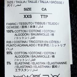 Off-White Black "99" Impressionism Printed Cototn Knit Hoodie XXS