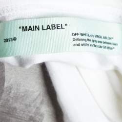 Pre Owned Off-White White Monalisa Printed Cotton Knit Oversized T-Shirt XL