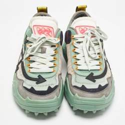 Off-White Multicolor Mesh and Nubuck Leather Odsy-1000 Sneakers Size 42