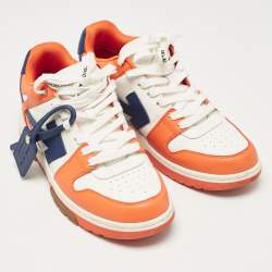 Off-White Multicolor Leather Out Of Office Lace Up Sneakers Size 42