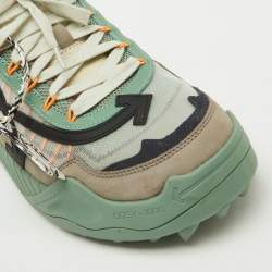Off-White Multicolor Mesh and Leather Odsy 1000 Sneakers Size 46