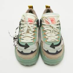 Off-White Multicolor Mesh and Leather Odsy 1000 Sneakers Size 46