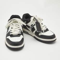 Off-White Black/White Leather Out of Office Low Top Sneakers Size 39