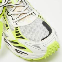 مملوكة مسبقًا Off-White Multicolor Fabric and Leather Be Right Back Lace Up Sneakers Size 40