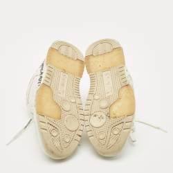 Pre Owned Off-White White Leather Out of Office Low Top Sneakers Size 40