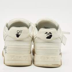 Pre Owned Off-White White Leather Out of Office Low Top Sneakers Size 40
