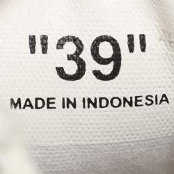 Pre Owned Off-White White Canvas Off Court 3.0 High Top Sneakers Size 39