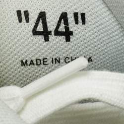 Pre Owned Off-White White Leather Out of Office Low Top Sneakers Size 44