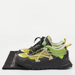 Pre Owned Off-White Multicolor Mesh and Leather Odsy 1000 Sneakers Size 41