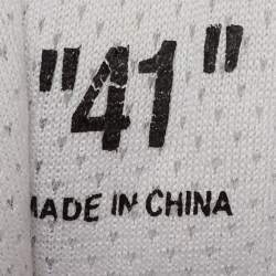 Pre Owned Off-White Multicolor Mesh and Leather Odsy 1000 Sneakers Size 41