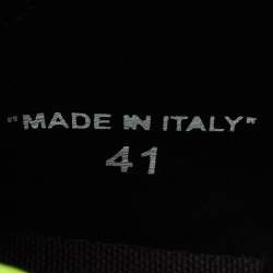 Pre Owned Off-White Multicolor Canvas and Nubuck Leather 3.0 Off Court High Top Sneakers Size 41