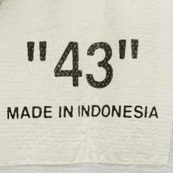 Pre Owned حذاء رياضي أوف وايت فلوتيغ أروو سويدي وجلد أخضر/أبيض عنق منخفض مقاس 40