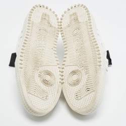 Pre Owned Off-White 3.0 Off Court Size 43 White Canvas and Leather Low Top Sneakers