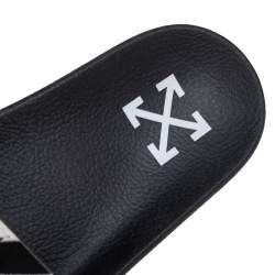 Off-White Off White/Black PVC Slide Sandals Size 41