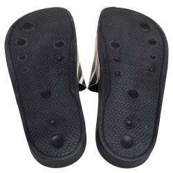 Off-White Off White/Black PVC Slide Sandals Size 41