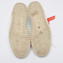Off-White Multicolor Leather And Suede Low Top Sneakers Size 44