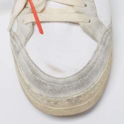 Off-White Multicolor Leather And Suede Low Top Sneakers Size 44