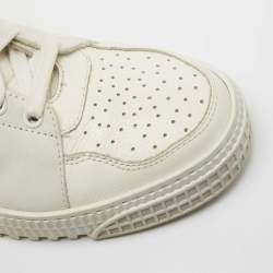 Pre Owned Off-White Multicolor Leather And Fabric Off-Court 3.0 High Top  Sneakers Size 39