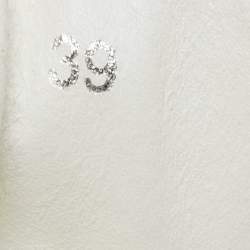 Pre Owned Off-White Multicolor Leather And Fabric Off-Court 3.0 High Top  Sneakers Size 39