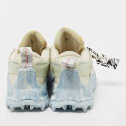 Off White Multicolor Leather and Mesh odsy 1000 Sneakers Size 43