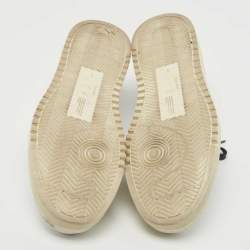 مملوكة مسبقًا Off-White White Leather 2.0 Low Top Sneakers Size 45