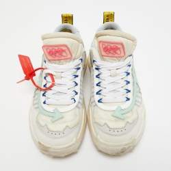 مملوكة مسبقًا Off White Multicolor Mesh and Leather Odsy 1000 Sneakers Sneakers Size 44