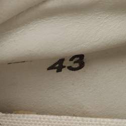 مملوكة مسبقًا Off-White Green Suede and Leather Off Court 3.0 High Top Sneakers Size 43