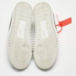 Pre Owned Off-White Black Suede Vulcanized Low Top Sneakers Size 37