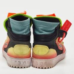 Pre Owned Off-White Black Nubuck Leather Off-Court 3.0 Sneakers Size 44