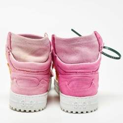 مملوكة مسبقًا Off White  Multicolor Off-Court 3.0 High 'Tie-Dye Sneakers Size 44