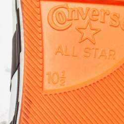 Pre Owned Converse x Off-White White Canvas High Top Trainers Sneakers Size 44.5