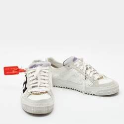 Pre Owned Off-White Leather and Suede -3-0-polo Sneakers Size 41